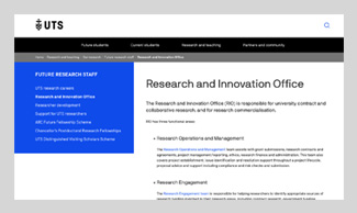 UTS - Research